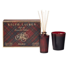 Ralph Lauren Gift Set - Candle 272g + Diffuser 124Ml - Ornaments, Decor Scented Box Freshener Scent Aroma Perfume Fragrance - Holiday Gift Set