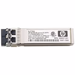 HPE B-series 10GbE Short Wave SFP+ Transceiver, Fiber optic, 10000 Mbit/s, SFP+, LC, 300 m, 850 nm