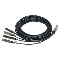 HPE X242 QSFP 4x10G SFP+ 3m DAC InfiniBand/fibre optic cable SFP+ Black