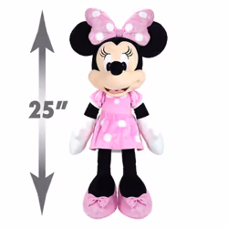 Disney Junior Mickey Mouse Jumbo 25-inch Plush Minnie Mouse, by Just Play