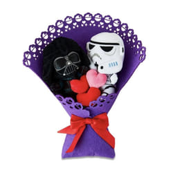 STAR WARS Valentine's Day Plush Bouquet with Darth Vader and Stormtrooper