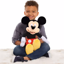 Disney Junior Mickey Mouse Large 19-inch Plush Mickey Mouse  Officially Licensed Kids Toys for Ages 2 Up by Just Play