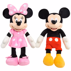 Disney Junior Mickey Mouse Large 19-inch Plush Mickey Mouse  Officially Licensed Kids Toys for Ages 2 Up by Just Play