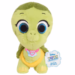Disney Junior T.O.T.S. Tellulah the Turtle  6-inch Bean Plush Stuffed Animal  Super Soft Plush