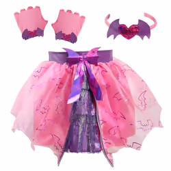 Monster High Draculaura Fashion Tutu Set Amazon Exclusive 3-Pieces 4-6X Dress Up and Pretend Play Pink Kids Toys for Age ...