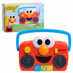 Just Play Sesame Street Elmo Take Along Mini Boombox Kids Toys for Ages 2 Up