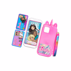 Unicorn Play Phone Set with Lights and Sounds, Unicorn Phone Case and Wristlet, Toy Cell Phone for Kids, by Just Play , Pink