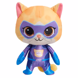 Just Play Disney Junior SuperKitties 7-inch Small Plush Stuffed Animal Sparks Kitten Kids Toys for Ages 2 Up