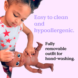 Qai Qai Doll by Serena Williams  Baby Doll with Coloring House Box  Removable Outfit  Stands Alone  Kids Toys for Ages 3 Up  Amazon Exclusive by Just