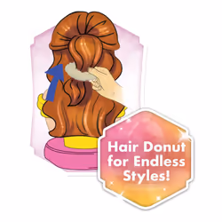 Disney Princess Deluxe 14-inch Belle Styling Head with 12 Hair Styling