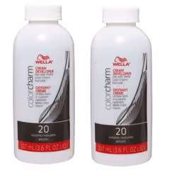 - pack of 2 (3.6oz)) Wella Color Charm Haircolor 4G Dark Golden Brown - Developer (Vol.20