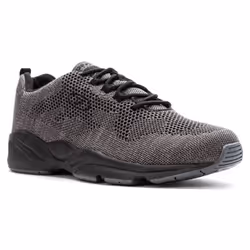 Propet Stability Fly Men's Sneakers - Dk Grey/Lt Grey Size 13