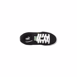 PUMA Suede Junior Sneaker (Little Kid/Big Kid)   Black/White  7 M US B