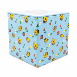 Minecraft Bee Pattern 4-Inch Tin Storage Box Cube Organizer with Lid | Basket Container Cubby Cube Closet Organizer Home De ...