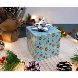 Minecraft Bee Pattern 4-Inch Tin Storage Box Cube Organizer with Lid | Basket Container  Cubby Cube Closet Organizer  Home Decor Playroom Accessories