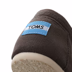 TOMS Womens Ash Canvas Classic Espadrilles - UK 5