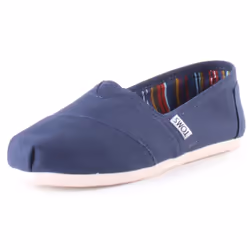 Toms Classic Womens Slip On Shoes in Navy - 3 UK