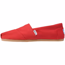 Toms Classic Womens Slip On Shoes in Red - 3 UK