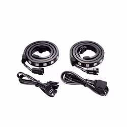 Phanteks PH-DRGBLED_CMBO_01, Universal, LED strip, Black, Multicolour, LED, 0.4 m