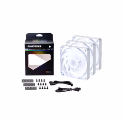 Phanteks PH-F120SK_DRGB_PWM_WT01_3P computer cooling system Computer case Fan 12 cm White 3 pc(s) - Additional view 5