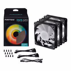 Phanteks M25 Computer case Fan 12 cm Black 3 pc(s)
