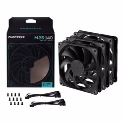 Phanteks M25 Computer case Fan 14 cm Black