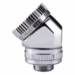 Phanteks PH-RA45_CR16, Adapter fitting, Metal, Chrome, 45°, Female, Female