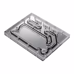 Phanteks D120, Water block frame, Acrylic, Black, Transparent, 118 mm, 13 mm, 150 mm