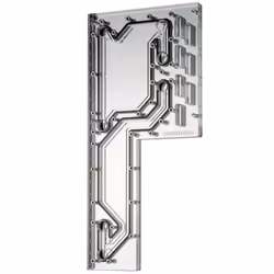 Phanteks D140, Water block frame, Acrylic, Black, Transparent, 300 mm, 138 mm, 13 mm