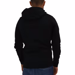Nike Men's Sportswear Club Pullover Hoodie  Black/Black/White  Medium