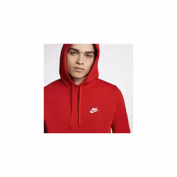 Nike Men's Sportswear Club Pullover Hoodie  University Red/University