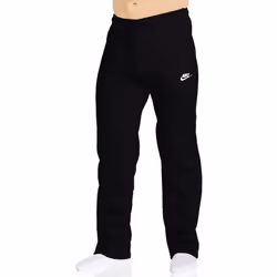 Nike Men's Sportswear Open Hem Club Pants Black/White Small