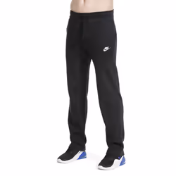Nike Men's Sportswear Open Hem Club Pants  Black/White  Large