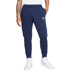 NIKE Club Mens Jogger 826431 Fleece Trouser Bottom - Navy, S