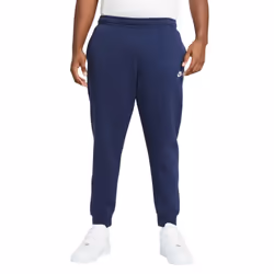 NIKE Club Mens Jogger 826431 Fleece Trouser Bottom - Navy, L