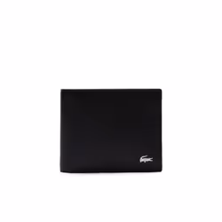 Lacoste NH1115FG000 Mens Fitzgerald Small Billfold Wallet Wallet  Black  One Size