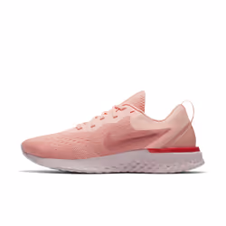 Nike Odyssey React, Running, Female, Adult, Pink, Monochromatic, Lace-up closure