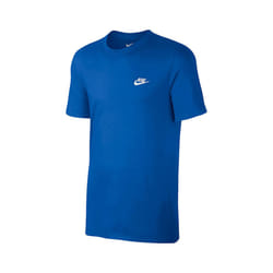 NIKE Mens Logo T Shirts Crew Neck Short Sleeve Sports NIKE LOGO Jersey Tee S-2XL - Blue, S
