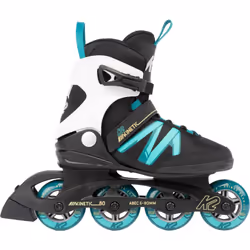 K2 Kinetic 80 Women's Inline Skates - Black/Turquoise 9.5