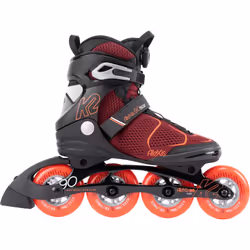 K2 Alexis 90 BOA Womens Inline Skates - Burgandy/Orange  7.5