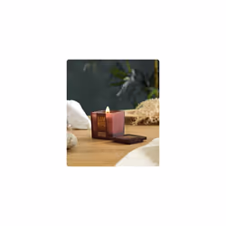 Amber Wood & Vetiver Bamboo Large Jar Candle