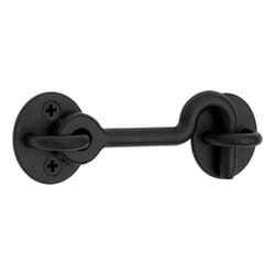National Hardware N700-153 Sliding Door Privacy Hook  Mounting Hardware Included  4-Inches  Matte Black