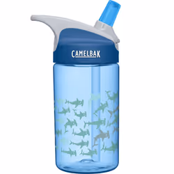 CamelBak eddy Kids Water Bottle - CamelBak Kids Big Bite Valve - Spill Proof - Water Bottle For Kids - BPA-Free Water Bottle - 12oz  Hammerheads