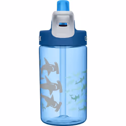 CamelBak eddy Kids Water Bottle - CamelBak Kids Big Bite Valve - Spill Proof - Water Bottle For Kids - BPA-Free Water Bottle - 12oz  Hammerheads