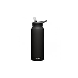 eddy+ insulated drinking bottle 1 litre stainless steel dark grey/black