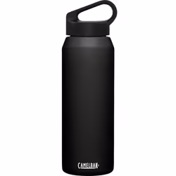 CamelBak Carry Cap Bottle - Vacuum Insulated Stainless Steel - Easy Carry 32oz Black