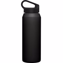CamelBak Carry Cap Bottle - Vacuum Insulated Stainless Steel - Easy Carry  32oz  Black
