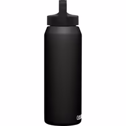 CamelBak Carry Cap Bottle - Vacuum Insulated Stainless Steel - Easy Carry  32oz  Black