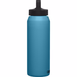 CamelBak Carry Cap Bottle - Vacuum Insulated Stainless Steel - Easy Carry  32oz  Larkspur
