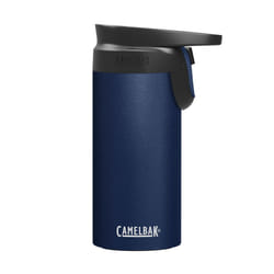 CamelBak Forge Flow Coffee & Travel Mug  Insulated Stainless Steel - Non-Slip Silicon Base - Easy One-Handed Operation - 12oz  Navy